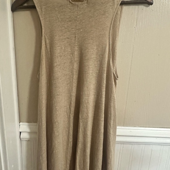 Super Classy Michael Kors Women's Linen Sleeveless Top - Picture 5 of 12